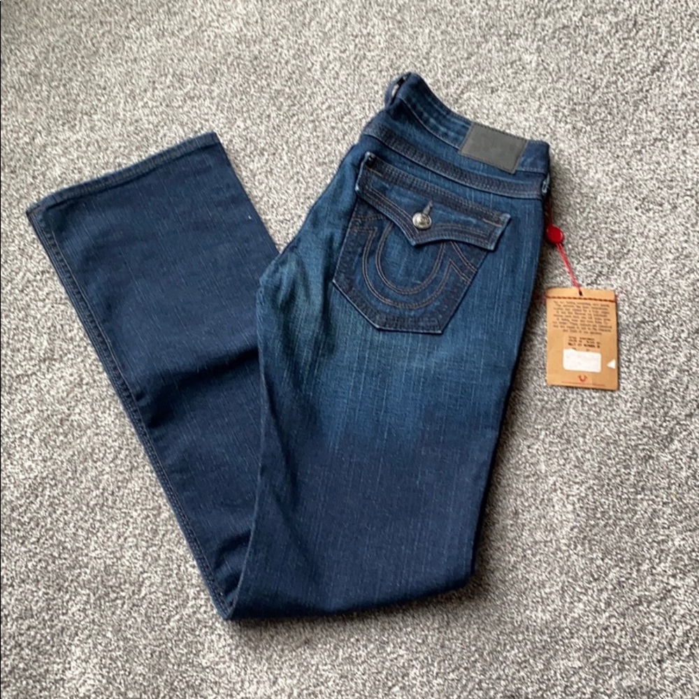 True Religion 🌸Billy QT Straight Stretch Jeans 31